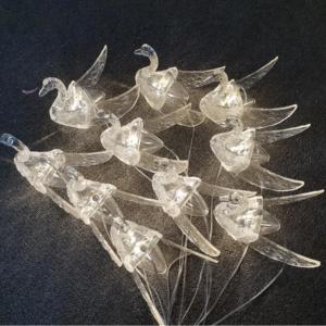 Chất lượng tốt hình dạng khác nhau trang trí Đảng đám cưới treo đèn chùm Acrylic LED ánh sáng mặt dây chuyền - Product Image 1