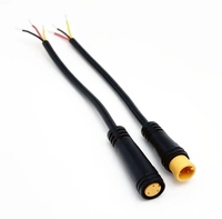 IP65 M8 3Pin Mini Connecteur E-Bike Câble Étanche Led Bande 3Pin Mâle Femelle Connecteur Plug Câble