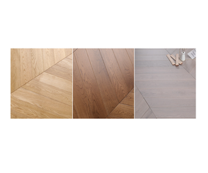 Suelo de madera maciza de teca de Birmania con diseño en espiga a 45 grados, resistente a la humedad, para baile, de acabado liso. - Product Image 1
