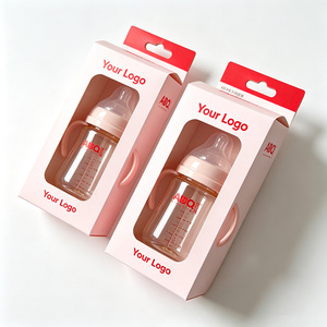 Caja de Papel Rígida Personalizada para Biberones con Ventana Transparente de PVC, Impresión a Cuatro Colores para Cajas de Regalo para Biberones - Product Image 4