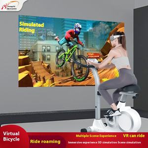 Immersion Sports Entertainment 5D Holographique Virtuel pour Vélo Animation Réel VR Cyclisme Intelligent pour Spinning <span class=keywords><strong>Bike</strong></span> pour Roa - Product Image 3