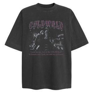 Camiseta <span class=keywords><strong>de</strong></span> Manga Corta con Diseño Vintage <span class=keywords><strong>de</strong></span> Subcultura Urbana Americana, Efecto Desgastado, Decolorado y Manchado, para <span class=keywords><strong>Hombre</strong></span> y Mujer - Product Image 1