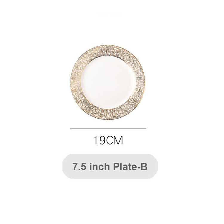 7.5 pouces Plate-B