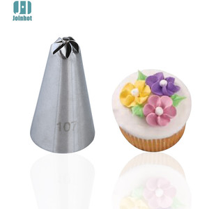 Stainless Steel Drop Flower Piping Tip For <b>Cake</b> Butter Baking <b>Decorating</b> Birthday <b>Supplies</b> - Product Image 2