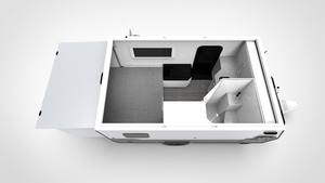 Ybrid-caravana RV con ducha, combo de aseo, 12 pies - Product Image 6