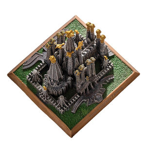 Escultura de resina 3D personalizada, modelo de edificio de ciudad famosa, España, <span class=keywords><strong>Familia</strong></span>, 3D figurita de resina, regalos de recuerdo turístico de España - Product Image 2