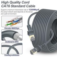 Câble d'extension RJ45 étanche IP67 pour Starlink V3 Mini - Cordon de remplacement réseau extérieur en PVC ignifuge de 5 m