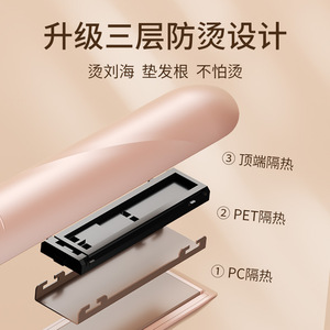 <b>Wireless</b> Hair <b>Straightener</b> With Negative Ion Technology Dual Use For Straightening And Curling Portable Styler For All Hair - Product Image 2