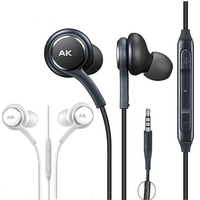 Earpiece Olahraga Usb C Earbuds Headset Berkabel In-Ear Handsfree Tipe c Earphone untuk Samsung Galaxy Note 10 S20 S23 S24