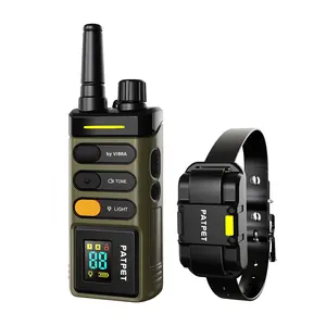 Layar Berwarna Jarak Jauh 1600 Meter Alat Pelatihan Anjing dengan Remote Control Kerah Elektronik Anti-gonggong P-<span class=keywords><strong>Collar</strong></span> 625 Getaran - Product Image 5