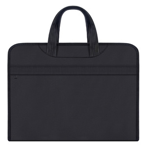 Large Capacity Double Layer Oxford Cloth Briefcase With Zipper Closure For Men Business Document Bag Laptop Carrying Case - Product Image 2