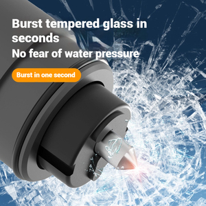 Car Safety Hammer Fast Catapult Break Glass Quick <b>Seat</b> <b>Belt</b> Cutting Car Emergency Tool Car Safety Hammer With <b>Cut</b> Phone Mount - Product Image 2