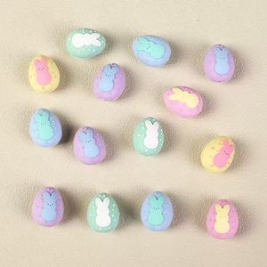 Perles focales en silicone 3D populaires en forme de lapins de Pâques, perles pour stylo, diamètre 22 mm, modèle <span class=keywords><strong>HP</strong></span>-01, perles focales en PVC - Product Image 4