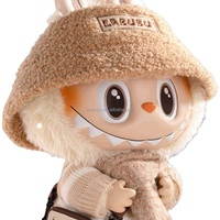 Parfait pour Pop Mart Monsters Dress BE LATTE Action Figure PVC Vinyl Plush Doll Original Salopette Labubu Stuffed Doll Blind Box