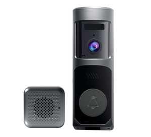 กล้องกริ่งหน้าประตูระบบ WiFi แบตเตอรี่มีเสถียรภาพกล้องกริ่งประตูเปิดใช้งาน WiFi - Product Image 1