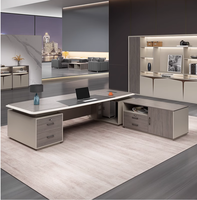 Mobilier de bureau moderne pour chef de bureau Table de bureau de direction ceo Table de bureau de luxe pour chef de bureau