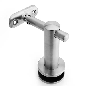 Staffa per Corrimano in Acciaio Inox da <span class=keywords><strong>Parete</strong></span>, Estensibile Sopra Ringhiera in <span class=keywords><strong>Vetro</strong></span>, per Balconi e Scale ad Uso Residenziale - Product Image 4