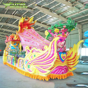 Flotteur de défilé de chariot de véhicule électrique de Joker de fibre de verre pour le centre commercial de dessin animé de cirque - Product Image 6