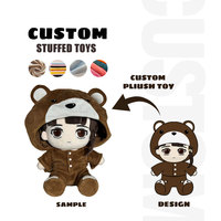 OEM ODM fabrication de poupées coréennes en peluche Kpop Star poupées 20 cm figurine souple jouets vêtements accessoires pour enfants