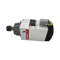 Moteur de broche refroidi par air pour machine de fraisage CNC ER20 ER25 ER32 18000 tr/min, refroidi par air, 6 kW, 3,5 kW, 4,5 kW, 2,2 kW, 1,5 kW