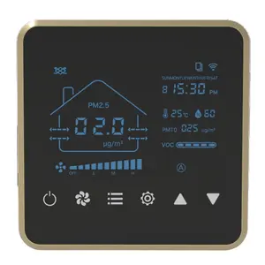 Suzhou MIA-A900 controlador inteligente usado para sistema de ventilação, controle app tuya rs485 modbus com sensor de co2 tvoc sensor