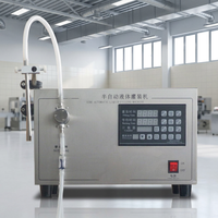 Machine de remplissage de bouteilles liquides semi-automatique de table pour petites entreprises, idéale pour l'eau et les huiles essentielles, fabriquée à Guangzhou