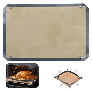 <b>Silicone</b> Baking <b>Mat</b> with Anti-Spill Buttons and Heat Resistance for Oven Use - Product Image 1