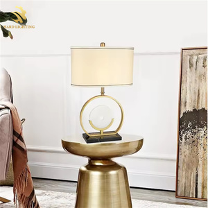 Lámpara de Mesa de Alta Gama con Base de Jade Blanco, Decoración Artística, Estilo Nórdico <span class=keywords><strong>Minimalista</strong></span>, Lámpara de Mesa de Tela para Dormitorio - Product Image 2