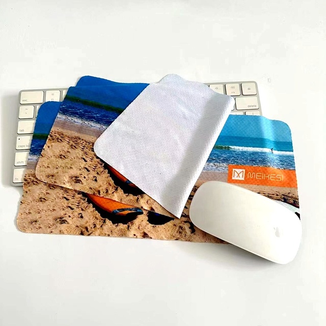 3 in 1 Customized Designs Silicone Non-slip Multi-function Microfiber Mouse Pad