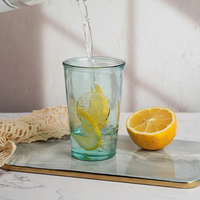 Ensemble thé et café personnalisé avec logo, style américain classique, tasse en verre 320 ml, verre sodalime écologique, cadeaux d'affaires, vente en gros