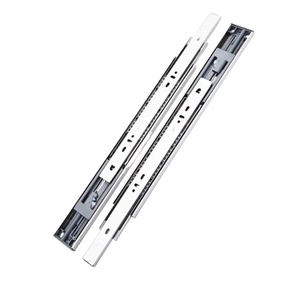 Riel de guía de bola engrosado de tres secciones de cierre suave y silencioso de alta resistencia de 200mm-600mm para cajones de cocina, dormitorio y baño - Product Image 5
