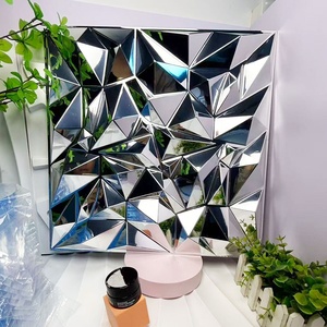 Paneles de Pared 3D Geométricos Modernos de PVC, Resistentes a la Humedad, <span class=keywords><strong>Azulejos</strong></span> de Plástico Dorados para Niños, Almacenes, Hospitales, Comedores, Salas de Estar y Exteriores - Product Image 2