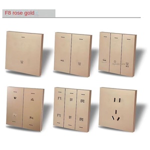 Interrupteur mural minimaliste 3 voies, commande tactile en plastique, 250V 10A IP20 - Product Image 5