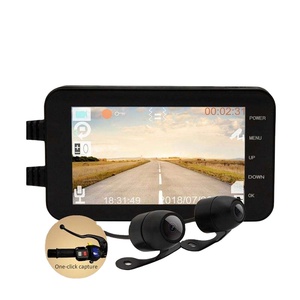 <span class=keywords><strong>Moto</strong></span> <span class=keywords><strong>Dash</strong></span> <span class=keywords><strong>Cam</strong></span> 4 "1080p HD <span class=keywords><strong>Casque</strong></span> Vélo <span class=keywords><strong>Moto</strong></span> Support WiFi Étanche IP65 Conduite - Product Image 1