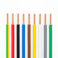 Câble électrique BV 16 mm, monoconducteur, isolation PVC, conducteur en cuivre massif pour l'alimentation électrique, le chauffage, les bâtiments et l'industrie