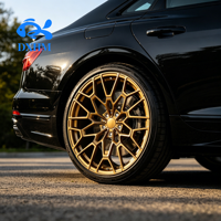 Jantes en bronze doré forgées sur mesure 5x114.3 5x112, jantes de voiture 17 18 19 20 pouces en alliage pour Honda Toyota Nissan Lexus