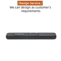 Télécommande RF/BLE noire à 9 boutons de qualité supérieure, code fixe/rolling, en métal et plastique, pour projecteurs et systèmes VOD