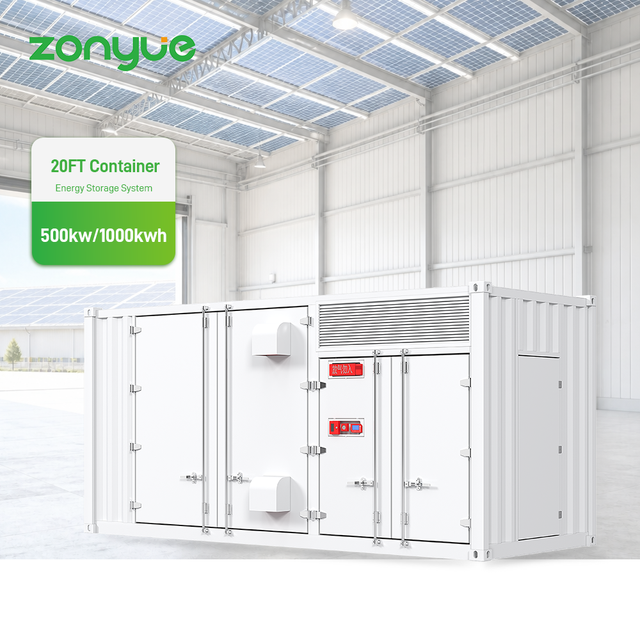 Air Cooled BESS Container 1MWh 2MWh Battery Energy Storage System LiFePO4 20ft 40ft Containerized Solar Storage