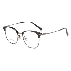 <span class=keywords><strong>Gafas</strong></span> <span class=keywords><strong>de</strong></span> Metal Delgadas y Elegantes con Diseño Retro Unisex 95057, Lentes Transparentes <span class=keywords><strong>de</strong></span> Alta Calidad, <span class=keywords><strong>Gafas</strong></span> <span class=keywords><strong>de</strong></span> Lectura Modernas y a la Moda - Product Image 2