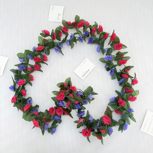 Feiyu Craft Flower Factory, Guirlandes de fleurs artificielles en soie, 56 fleurs, pour décoration de mariage, de la maison et accessoires de photographie - Product Image 2