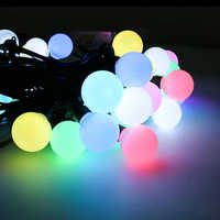 RGB G40 G50 Ampoule Guirlande Lumineuse LED Noël Vacances Extérieur Étanche Décor Suspendu Multifonctionnel Multicolore Globe Boule Lumière