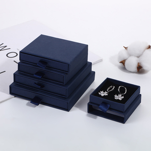 Wholesale Custom <b>Storage</b> <b>Paper</b> Drawer Slide <b>Box</b> for Necklace Ring Jewelry UV Coating Embossing for Gift Cardboard Packaging - Product Image 3