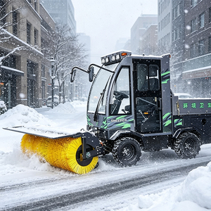 Nettoyeur de neige AWD à transmission intégrale avec benne hydraulique et cabine chauffée pour rondesaux et parcs - Product Image 6