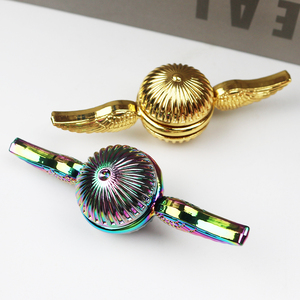 Trong Kho Kim Loại Ngón Tay Tay Spinner Đồ Chơi Con Quay Vàng Cánh Căng Thẳng Cứu Trợ Đồ Chơi Chống Lo lắng <span class=keywords><strong>Fidget</strong></span> Spinners Cho Người Lớn Trẻ Em - Product Image 1
