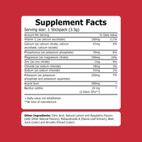 Poudre de complément alimentaire pour la santé intestinale en gros OEM, saveur framboise-citron, sans sucre, stimule le métabolisme