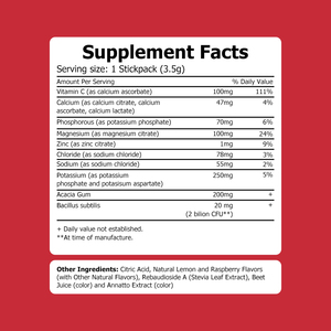 Poudre de complément alimentaire pour la santé intestinale en gros OEM, saveur framboise-citron, sans sucre, stimule le métabolisme - Product Image 3