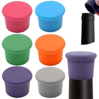 Nouveau bouchon de bouteille de vin réutilisable en silicone SHT, matériau de qualité alimentaire écologique, scellage pour une conservation optimale, design imprimable