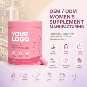 Cápsulas Probióticas Diarias para Mujeres, Fórmula Personalizada, Bajo MOQ, GMP, Veganas, XOS, Prebióticos, Equilibrio del pH, Frescura, Bienestar Íntimo - Product Image 6