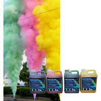 Machine à fumée colorée à effets spéciaux durable 2L avec télécommande 2CH DMX pour utilisation sur scène, idéale pour les fêtes de révélation du sexe et les mariages