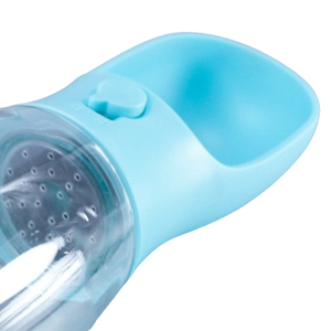 Portatile 300ml trasparente 3-in-1 cane acqua e bottiglia di cibo tazza moderna di plastica arrotondata di Design per viaggi all'aperto - Product Image 6